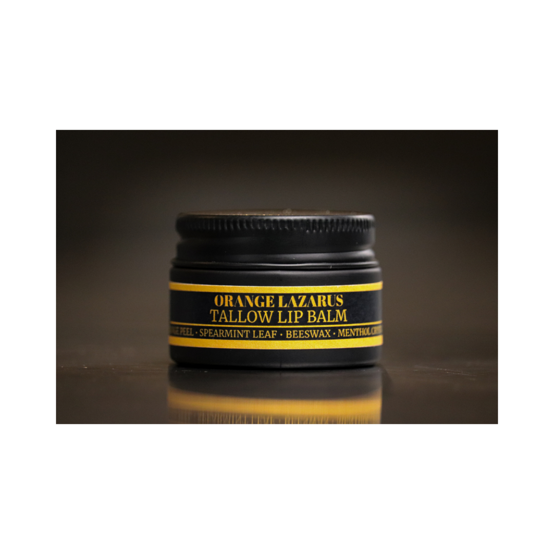 Orange Lazarus - Orangey Mint Tallow Lip Balm .5oz