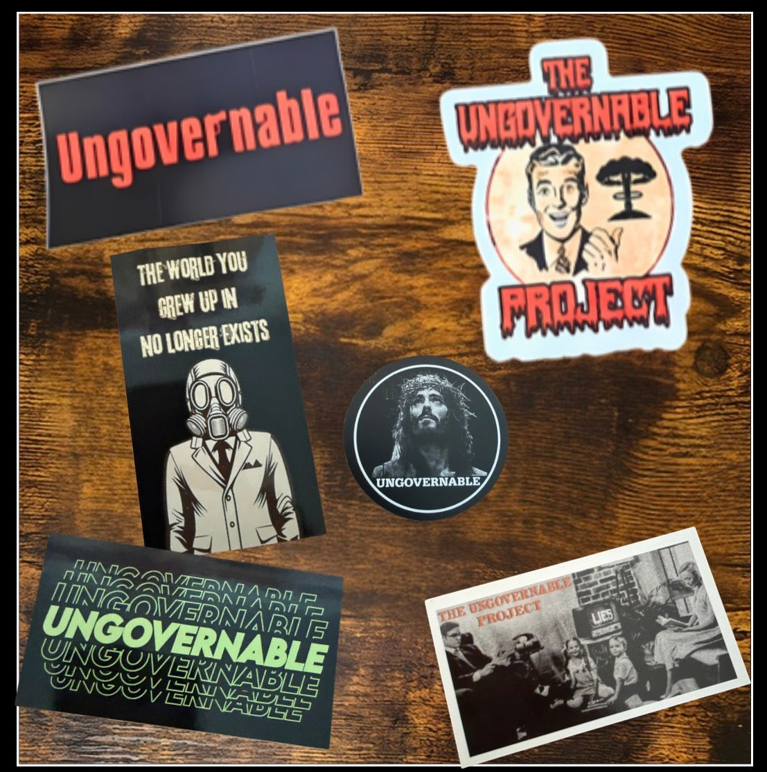 Ungovernable 6-Sticker Pack