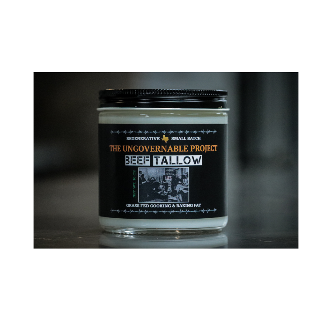 Grass Fed Beef Tallow 16oz