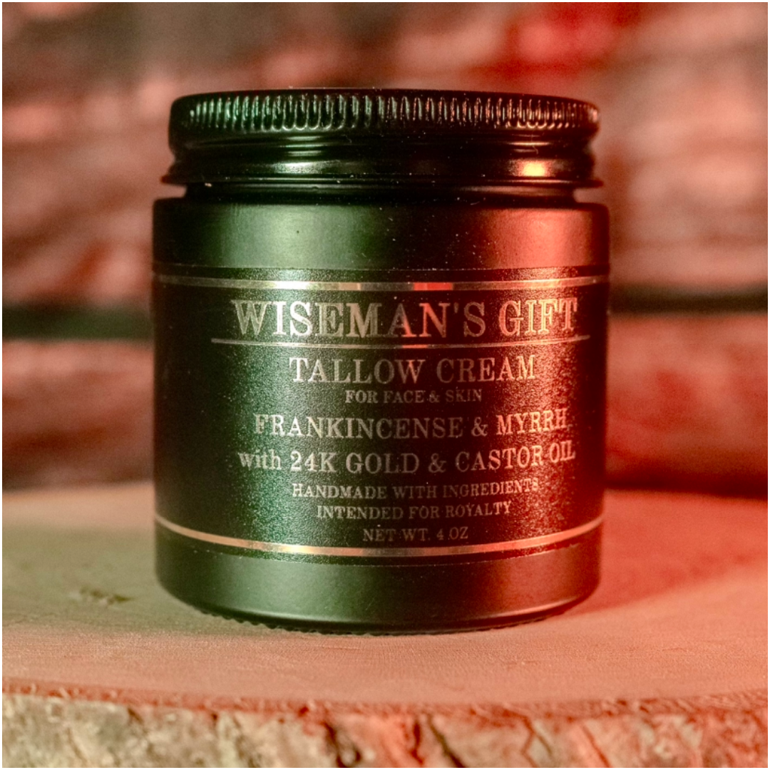 Wiseman’s Gift - Frankincense & Myrrh Tallow Skin Cream 4oz